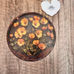 Metal Sign Poppy Flowers Poppies Home Decor Gift Idea Vintage Style Wall Art NEW